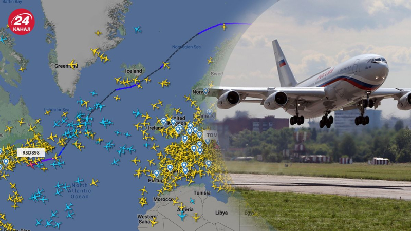 El avión del escuadrón especial Rossiya se traslada de Moscú a Washington: por qué vuela a los EE. UU.