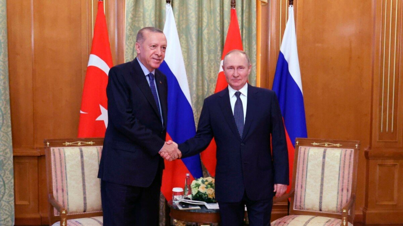 Inmediatamente después de la conversación con Zelensky: Erdogan habló con Putin sobre la central hidroeléctrica Kakhovskaya