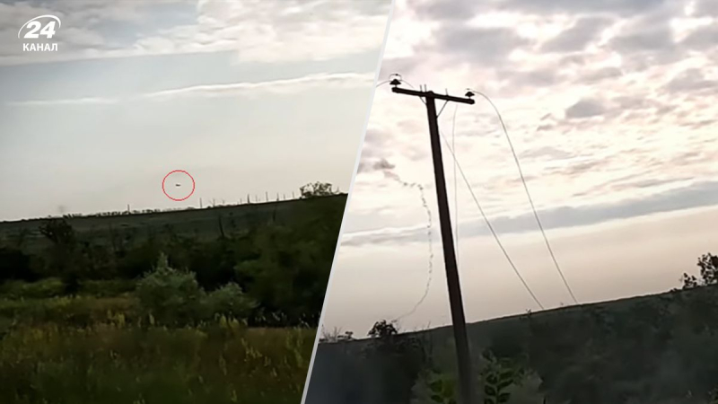 Defensores ucranianos derribaron un Su-25 enemigo desde Igla: imágenes impresionantes
