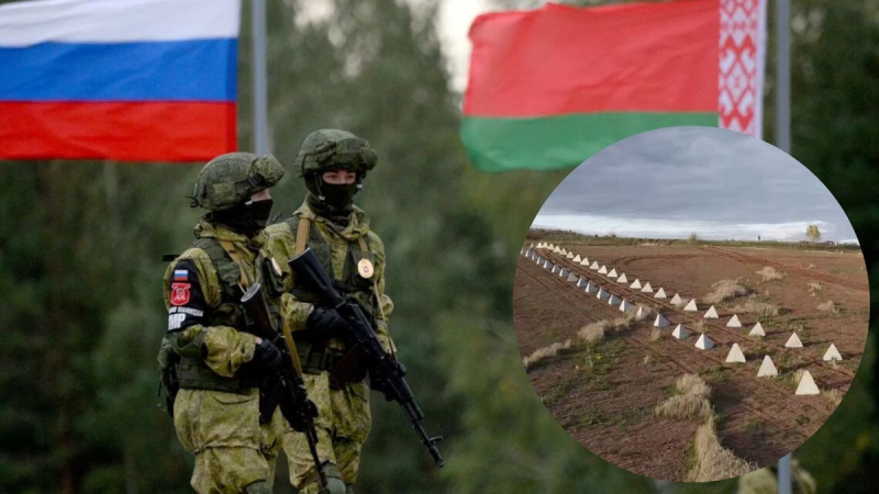 Los ocupantes construyeron una línea de defensa cerca de la frontera con Bielorrusia: imágenes satelitales