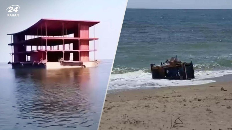 Vidas humanas se las lleva el mar: la estructura de un edificio de varios pisos fue llevada a la región de Odessa