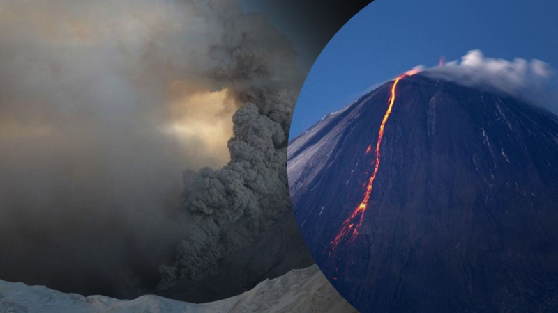La lava brilló de noche: un poderoso volcán entró en erupción en Rusia