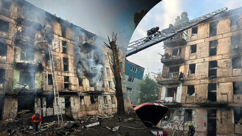 Golpe mortal para Krivoy Rog: los ocupantes atacan un edificio residencial – mapa