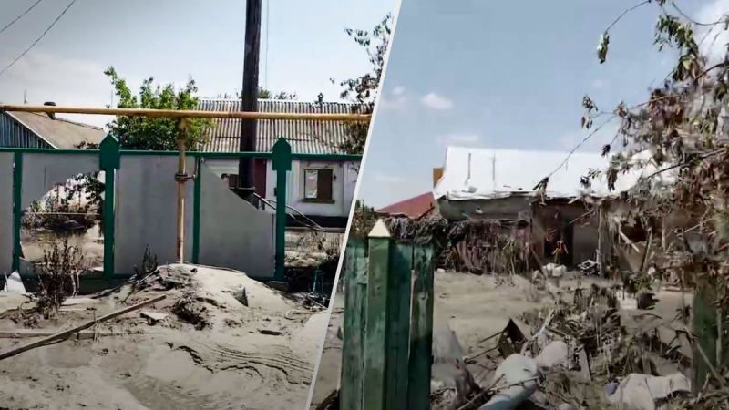 Peor que las películas apocalípticas: imágenes espeluznantes después de la inundación de la isla en Kherson