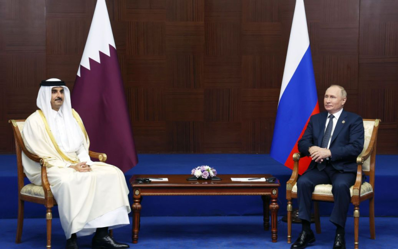 Emir Qatara habló con Putin tras la rebelión de Prigozhin: detalles </p>
<p dir=