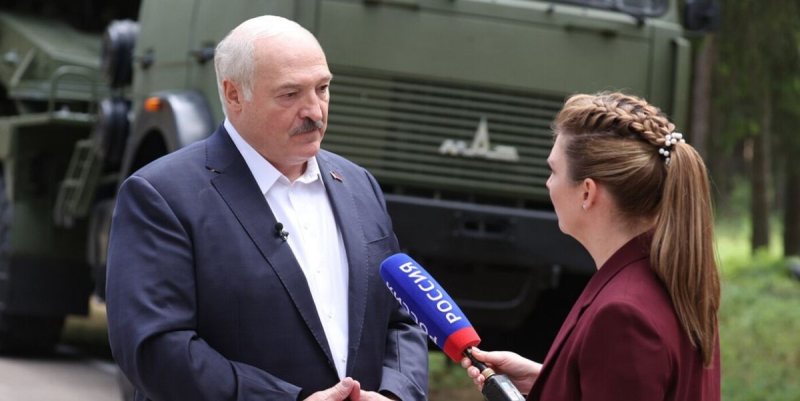 Zombis del Kremlin en una entrevista: cómo Lukashenka le mintió a Skabeeva sobre "pérdidas fantásticas de la Armada Fuerzas de Ucrania"