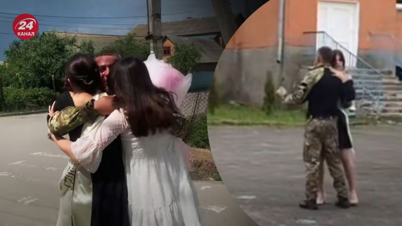 La hija corrió como un demonio para el papá que asistía al baile de graduación: video conmovedor