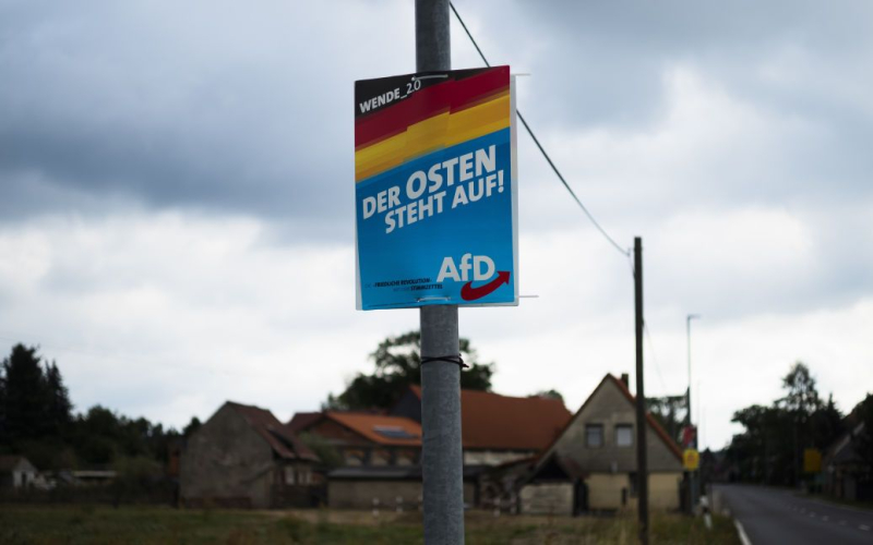 В En Alemania, el partido de extrema derecha obtuvo una 