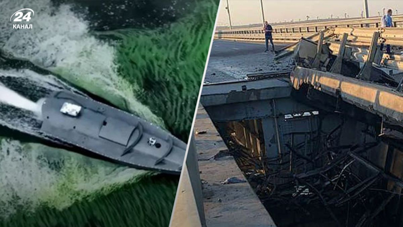 El puente fue destrozado por drones marinos, – Fedorov dijo que su producción aumentó 100 veces 