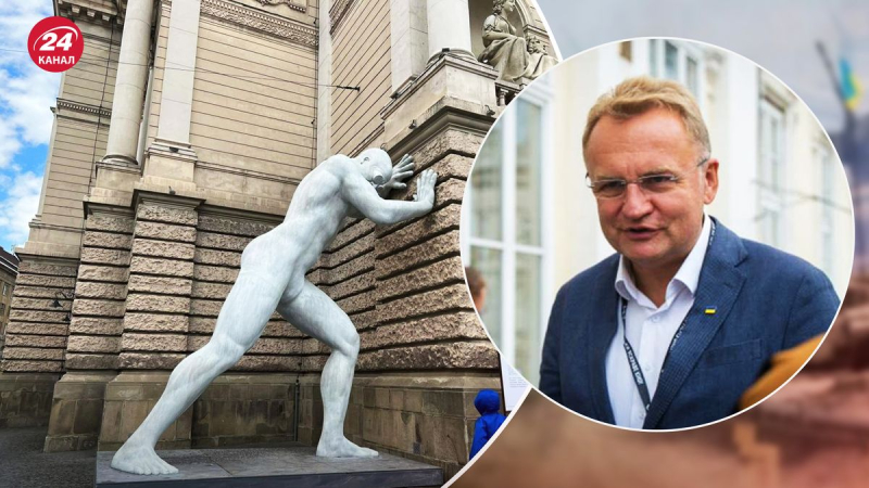 El simbolismo del guerrero ucraniano, – Sadovyy habló sobre la escultura en la Ópera de Lviv 