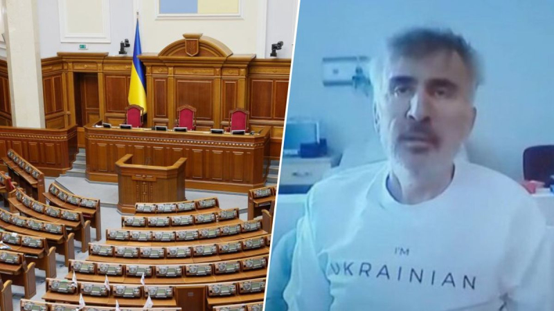 La Rada le pedirá al presidente de Georgia que perdone a Saakashvili