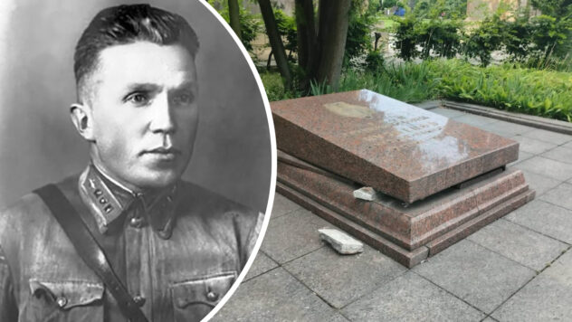 Intentaron robar las cenizas del agente de la NKVD Kuznetsov de su tumba en Lvov