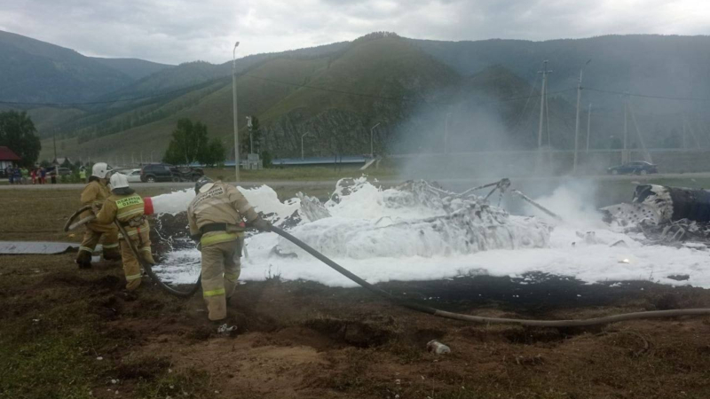 El helicóptero Mi-8 quedó atrapado en Altai y se estrelló, hay víctimas