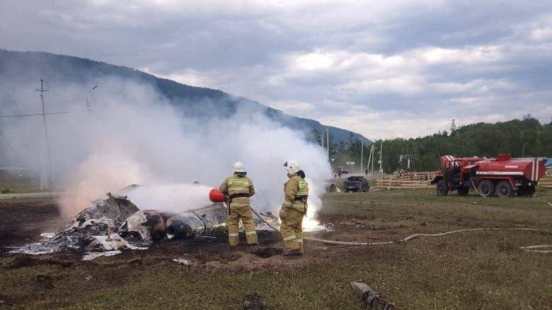 En Altai, un helicóptero Mi-8 prendió un cable eléctrico y se estrelló, hay víctimas