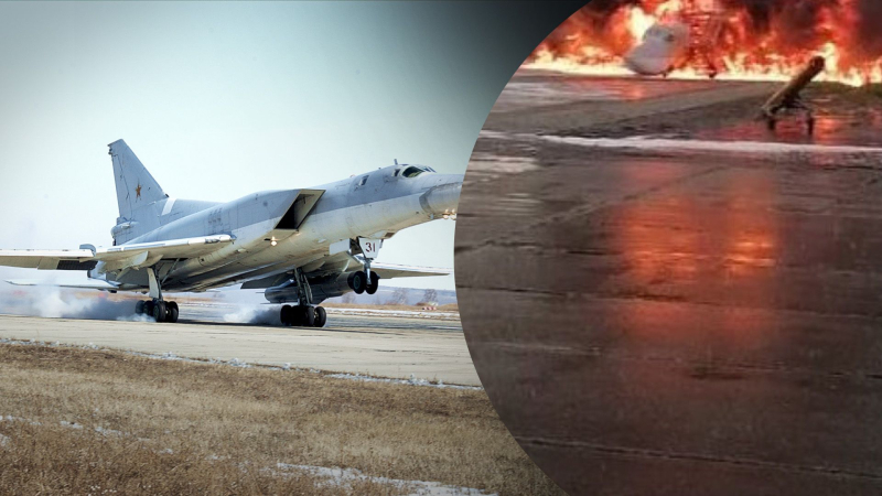 Todo va según lo planeado: testigos presenciales mostraron un Tu-22M3 en llamas después del ataque al aeródromo de Soltsy