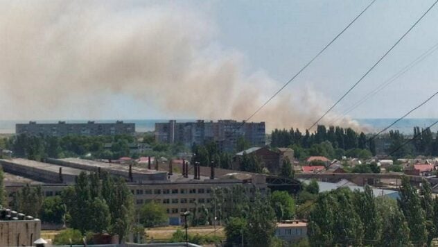 Una explosión sacudió el Berdyansk ocupado en el área del puerto: una nube de humo se extiende sobre el city