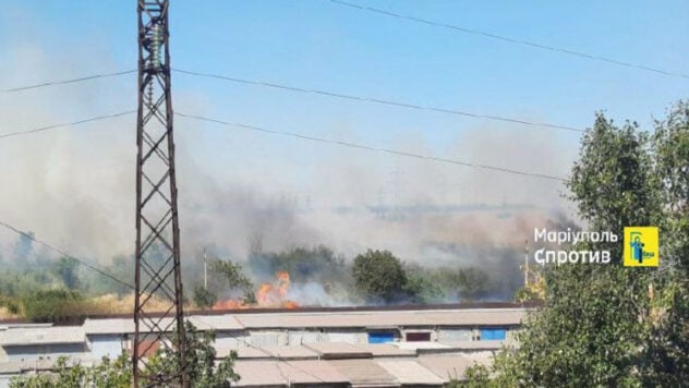 En Mariupol, los partisanos quemaron al menos cuatro coches de ocupantes