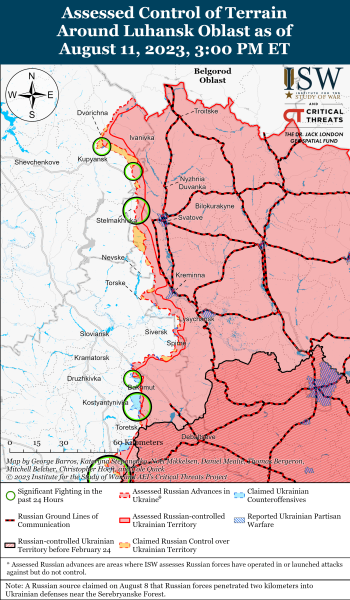 Las tropas rusas intensificaron las ofensivas en la dirección de Kupyansk: ISW nombró la razón