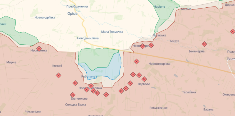 Las fuerzas de defensa triunfan en el área de Verbovoye Zaporozhye región - Estado Mayor