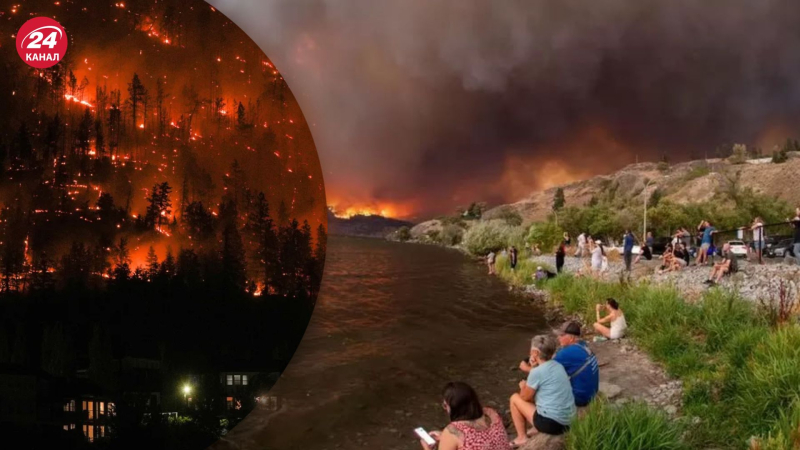 Incendios masivos arrasaron Canadá: el aire se volvió rojo sangre: imágenes apocalípticas