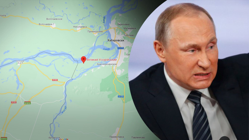 China aprobó nuevos mapas , tomando parte del territorio de Rusia