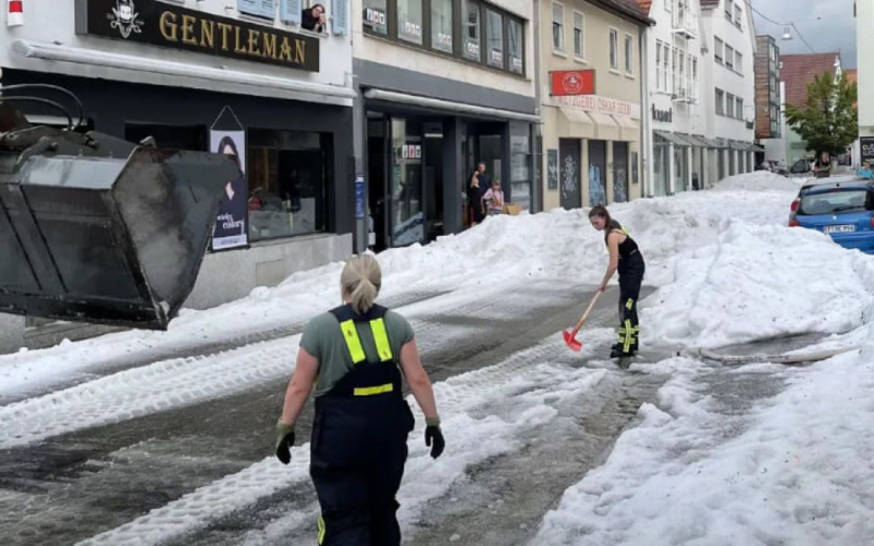 Fenómeno anómalo: cayeron hasta 30 cm en Alemania (fotos de "invierno")