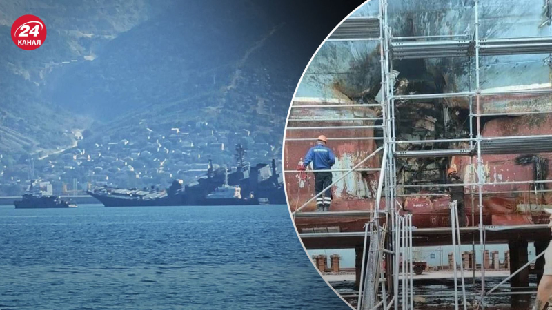 Rechazó el ataque con el aparador: la red mostró un enorme agujero en el barco "minero de Olenegorsk"