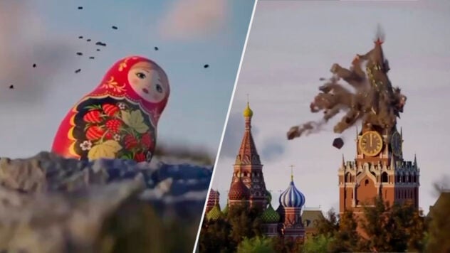 Vuela a la Federación Rusa y destruye el Kremlin: los rusos en la red respondieron al video con la muñeca que anida