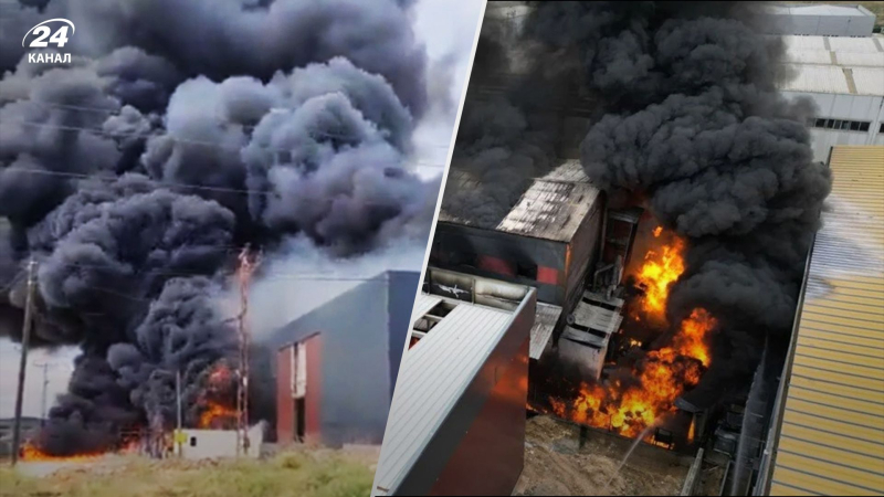 Fuego grave en una planta química en Turquía: los lugareños escucharon explosiones