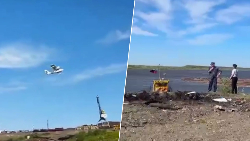 Desafortunada, muy desafortunada: otro avión se estrelló en Rusia, hay víctimas
