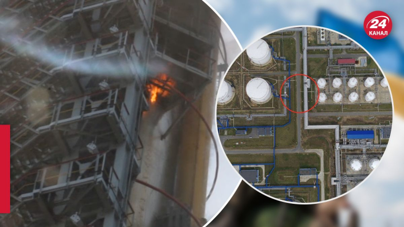 SBU advirtió sobre un ataque terrorista -provocaciones: se produjo un incendio en el territorio de la refinería de petróleo Mozyr