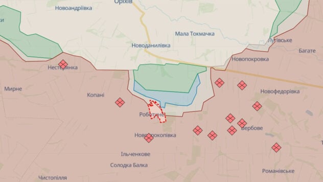 Los rusos podrían haberse retirado del pueblo de Robotino, región de Zaporozhye — ISW