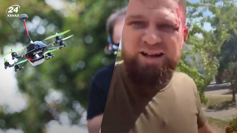 En Oleshki, un dron FVP atacó a un comisario militar ruso: resultó herido