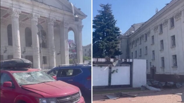 Plaza, politécnico, teatro: aparecieron los primeros vídeos tras el ataque ruso a Chernihiv