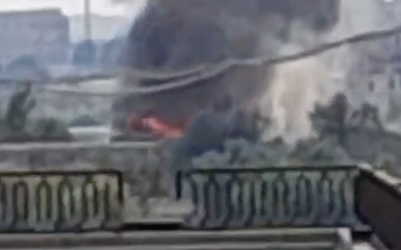 Se produjo un incendio en el puerto de Volgogrado (foto, video)