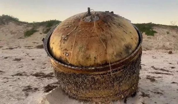 Domo misterioso varado en una playa australiana finalmente identificado: qué es (foto)