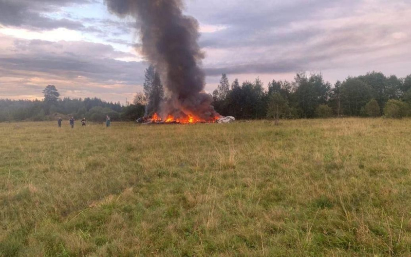 Un avión que podría haber pertenecido a Prigozhin se estrelló en la Federación Rusa, los muertos: lo que se sabe