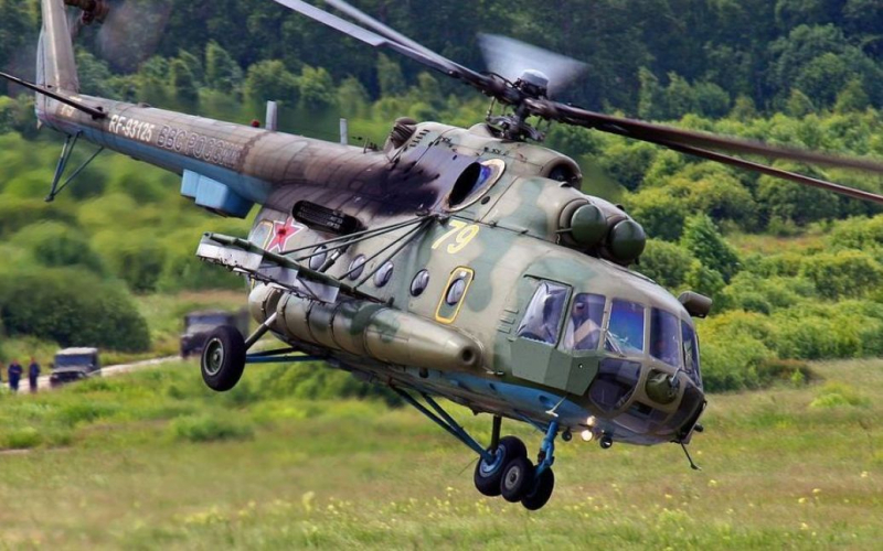 Un helicóptero Mi-8 del FSB se estrelló en Rusia (foto, vídeo)