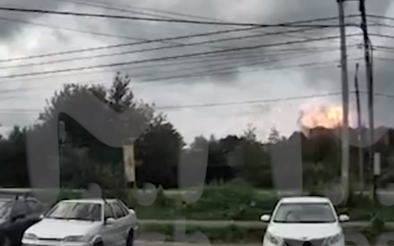 Explosión en una fábrica cerca de Moscú: el momento fue captado en video