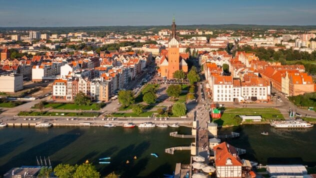 El canal de televisión ruso en la historia hizo pasar la ciudad polaca de Elblag como Kaliningrado
