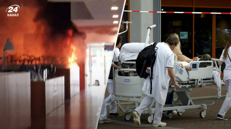 Un hombre con un chaleco antibalas primero abrió fuego y luego prendió fuego a un hospital de Rotterdam: hay víctimas