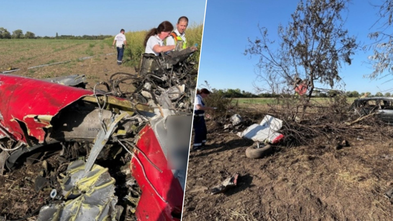 Un avión se estrelló en Hungría: hay víctimas y heridos 
