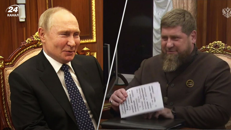 Manos temblorosas: Kadyrov se puso histérico en una reunión con Putin