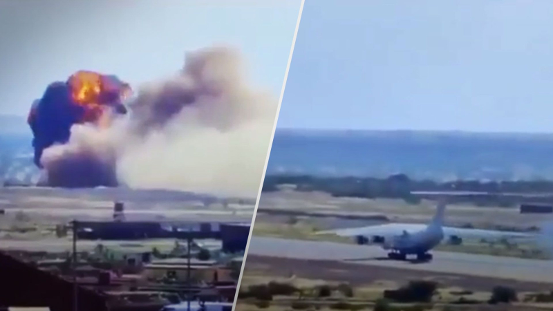 Aviatroshcha Il-76 En Mali: la cadena mostró el momento de un accidente aéreo en el que podrían haber habido wagneristas