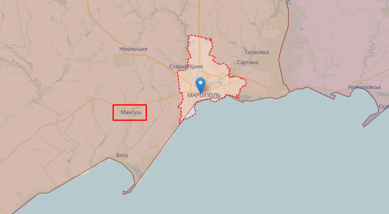 Por la mañana había mucho ruido en Mariupol y cerca de Mangush — varias explosiones