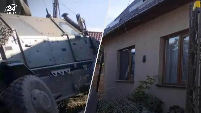 En Rumania, un vehículo blindado de la OTAN se estrelló contra una valla: lo que provocó el accidente