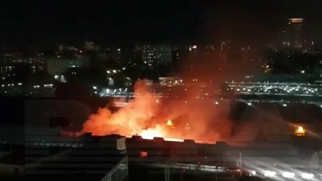 Hubo un incendio en Moscú cerca de la estación de tren