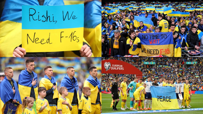Ucrania fue castigada con un cierre parcial de las gradas para el próximo partido de clasificación para la Eurocopa 2024