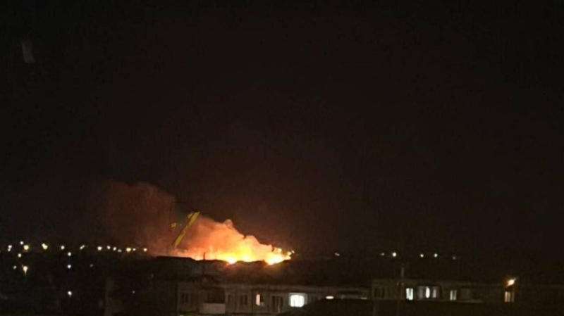 El puente de Crimea está ardiendo de nuevo