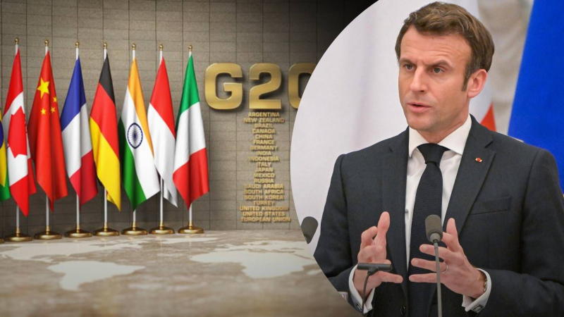 Confirma una vez más el aislamiento de Rusia: Macron habló sobre los resultados de la cumbre del G20